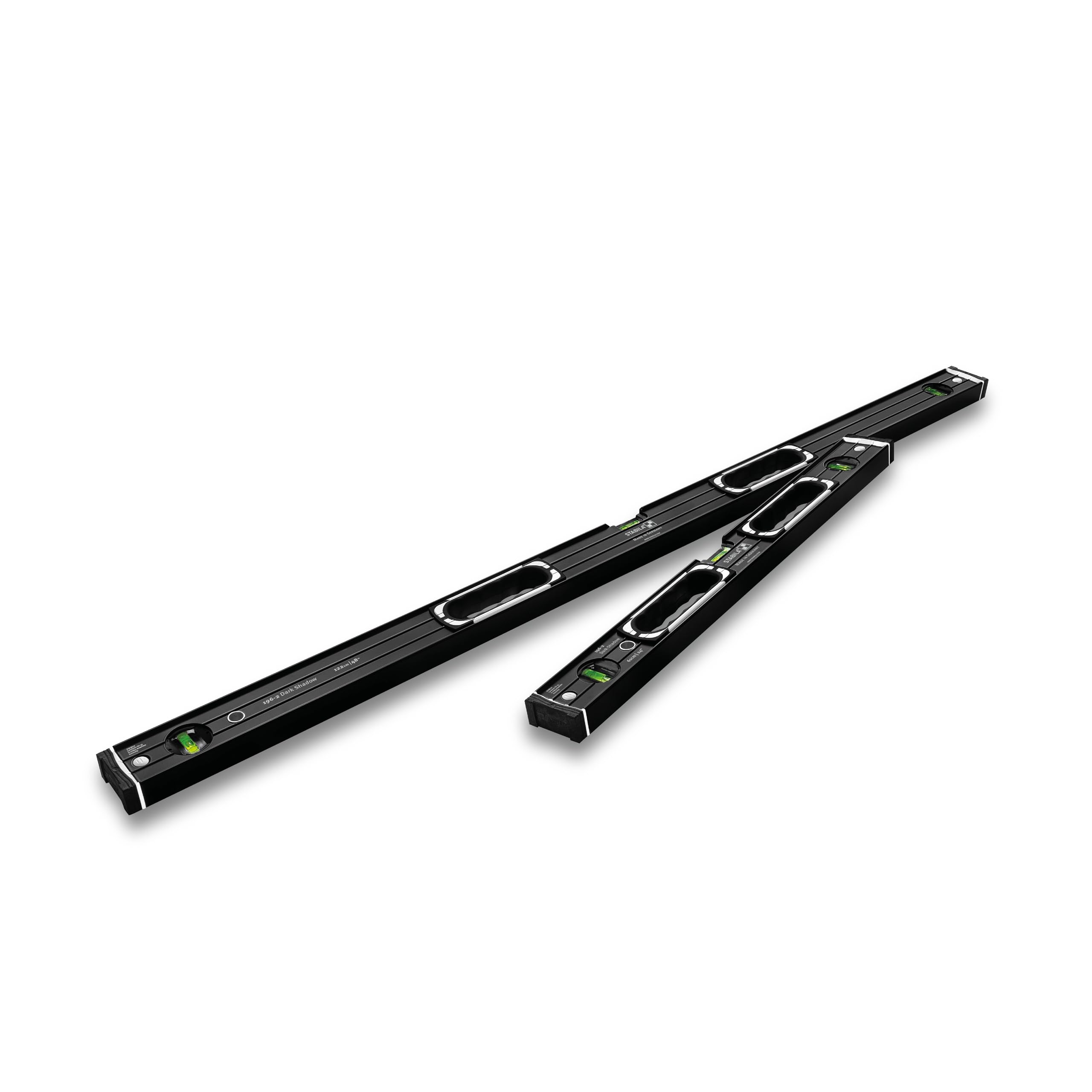 StabilaDark Shadow Spirit Level Set 196-2 24" 122cm