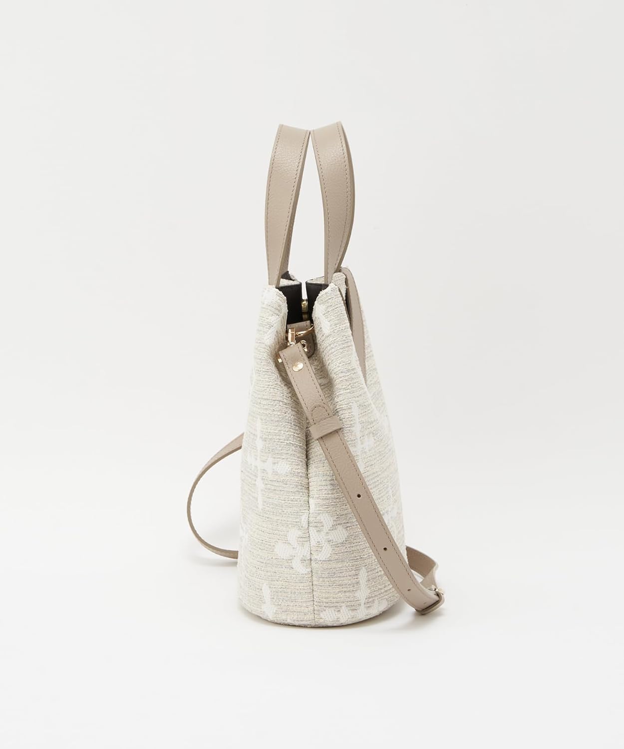 russet 弱撥水 ツイード2wayトートバッグ 弱撥水] ツイード2wayトート