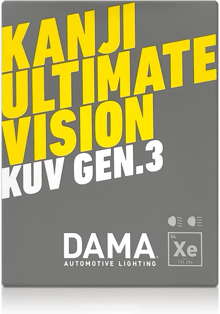 DAMA D5S Xenon HID Headlight Bulbs 6000K 12410 White 35W Replacement Pack of 2