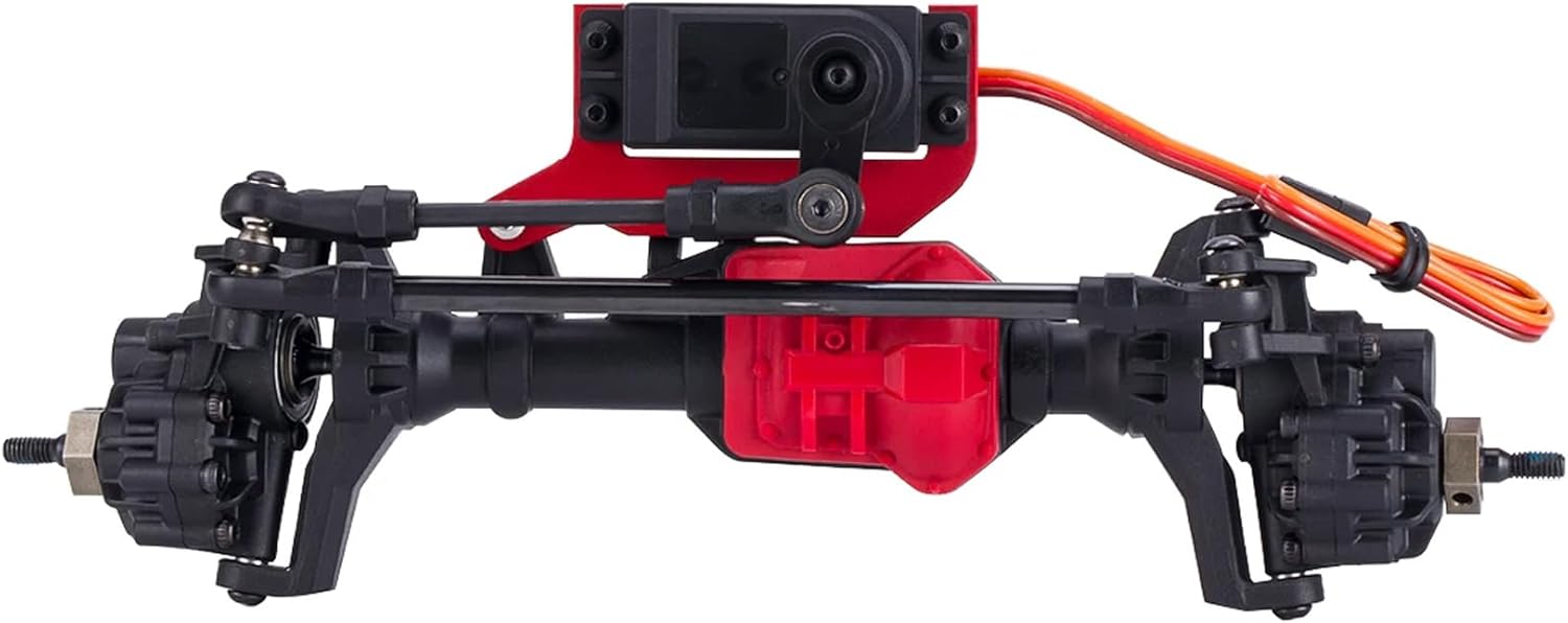 AMK TRX4 Sevro Mount, Aluminum TRX4 Sevro On Axle Mount SOA Mount 4-Link Suspension for 1/10 RC Crawler TRX4 Upgrades (Black)