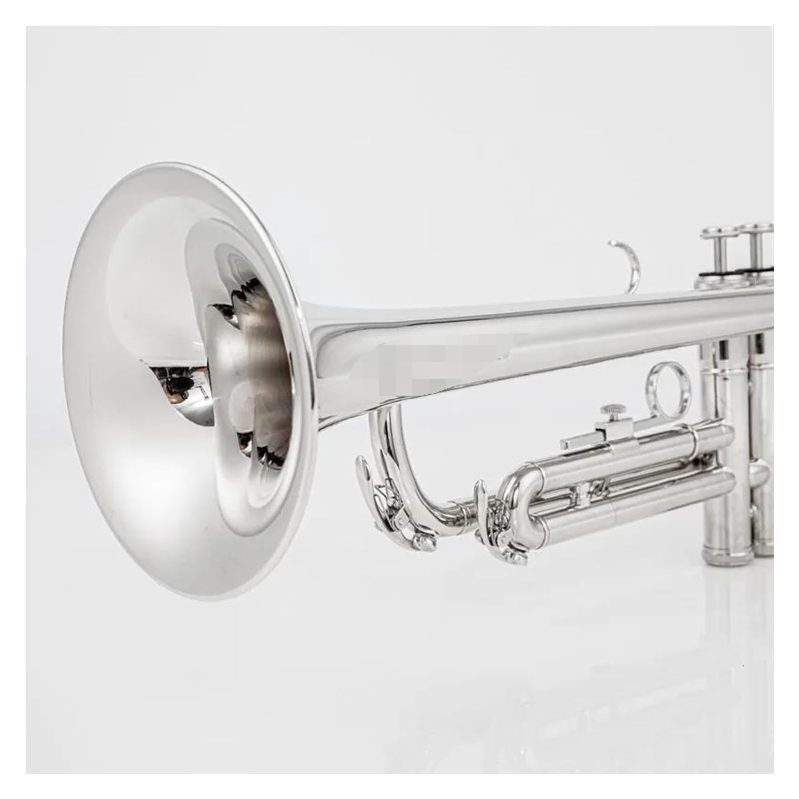 Trąbki Trąbka Bb Jakość Mosiężna, Posrebrzana Trąbka Z Akcesoriami Do Futerału (Color : Silver)
