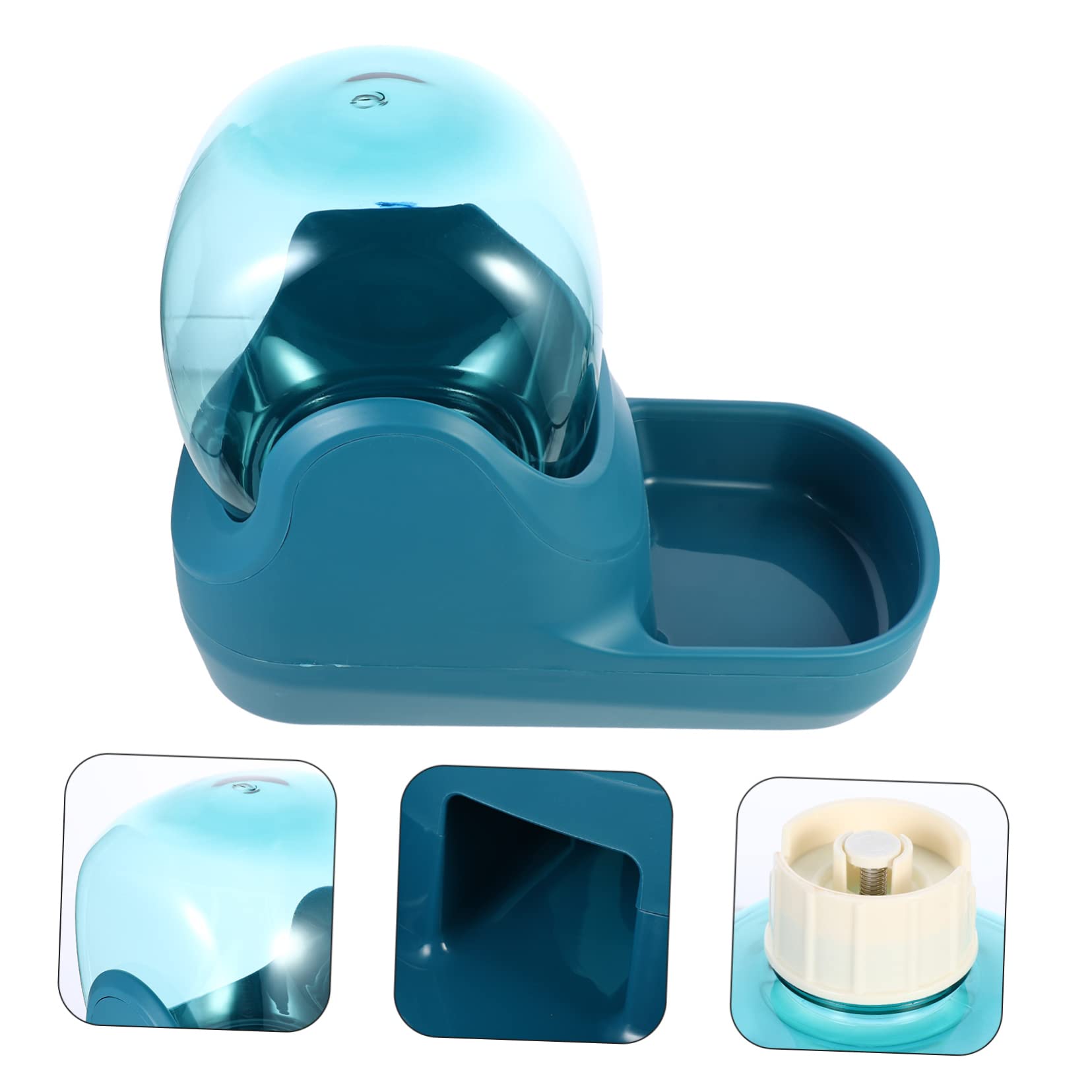 Bebedero Automático para Gatos y Mascotas 3, 8 L Verde | Plástico Desmontable, Dispensación Automática de Agua, Diseño Simple para Casa