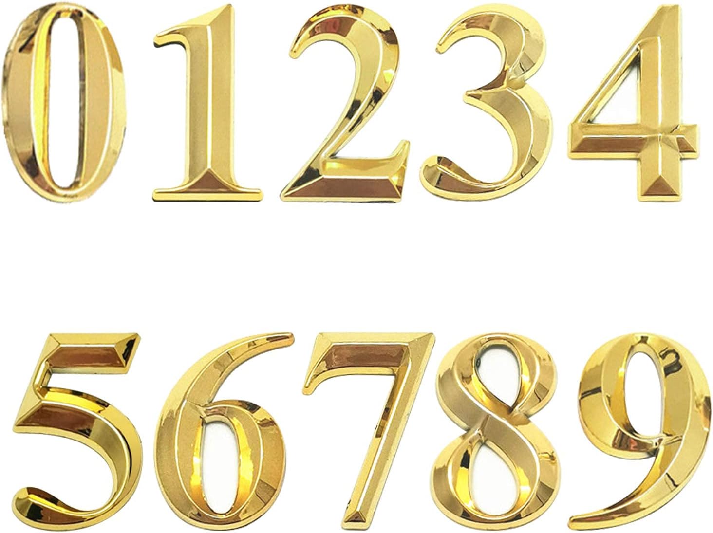 Beautiful Happy 3d Address Numbers Self Adhesive Safety And Trust Doo Pcs 5cm
