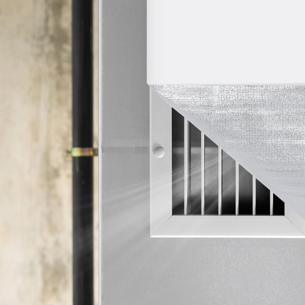 DOITOOL Cubierta de ventilación de casa para ventilador del hogar, cubierta de sellado de ventilador de techo, cubierta de ventilación de aire, cubierta de obturador de aislamiento de techo, cubierta