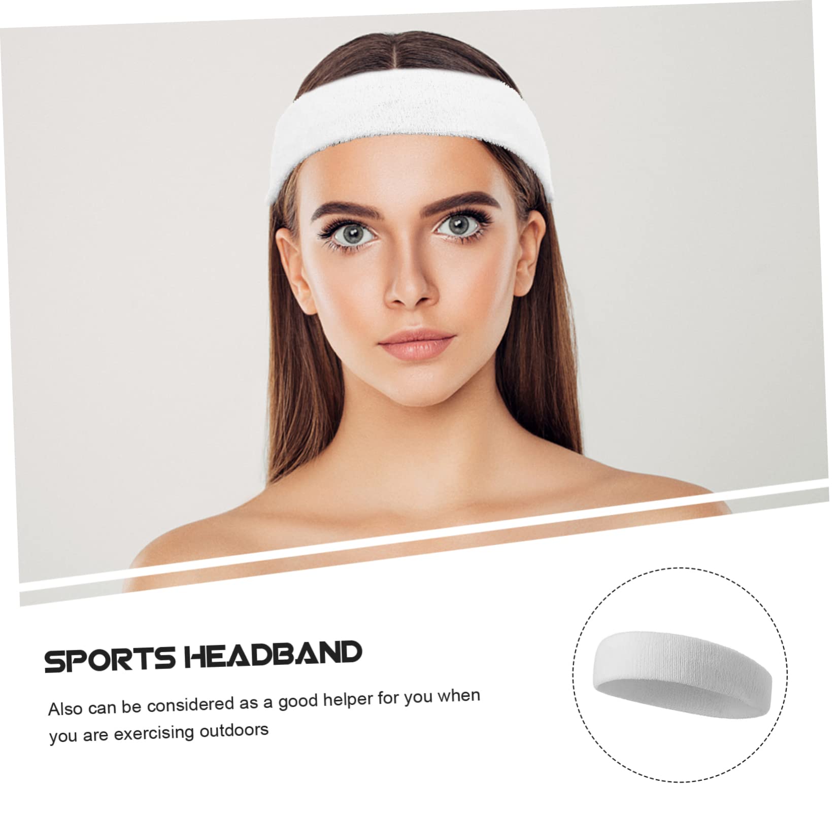 BESPORTBLE 25pezzi Fasce Elastiche Sportive Per Assorbimento Sudore Fasce Comode Per Fitness e Yoga Accessori Pratici Per Donne e Uomini
