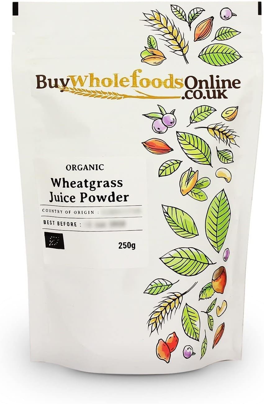 Organic Wheatgrass Juice Powder 250g (Buy Whole Foods Online Ltd.)