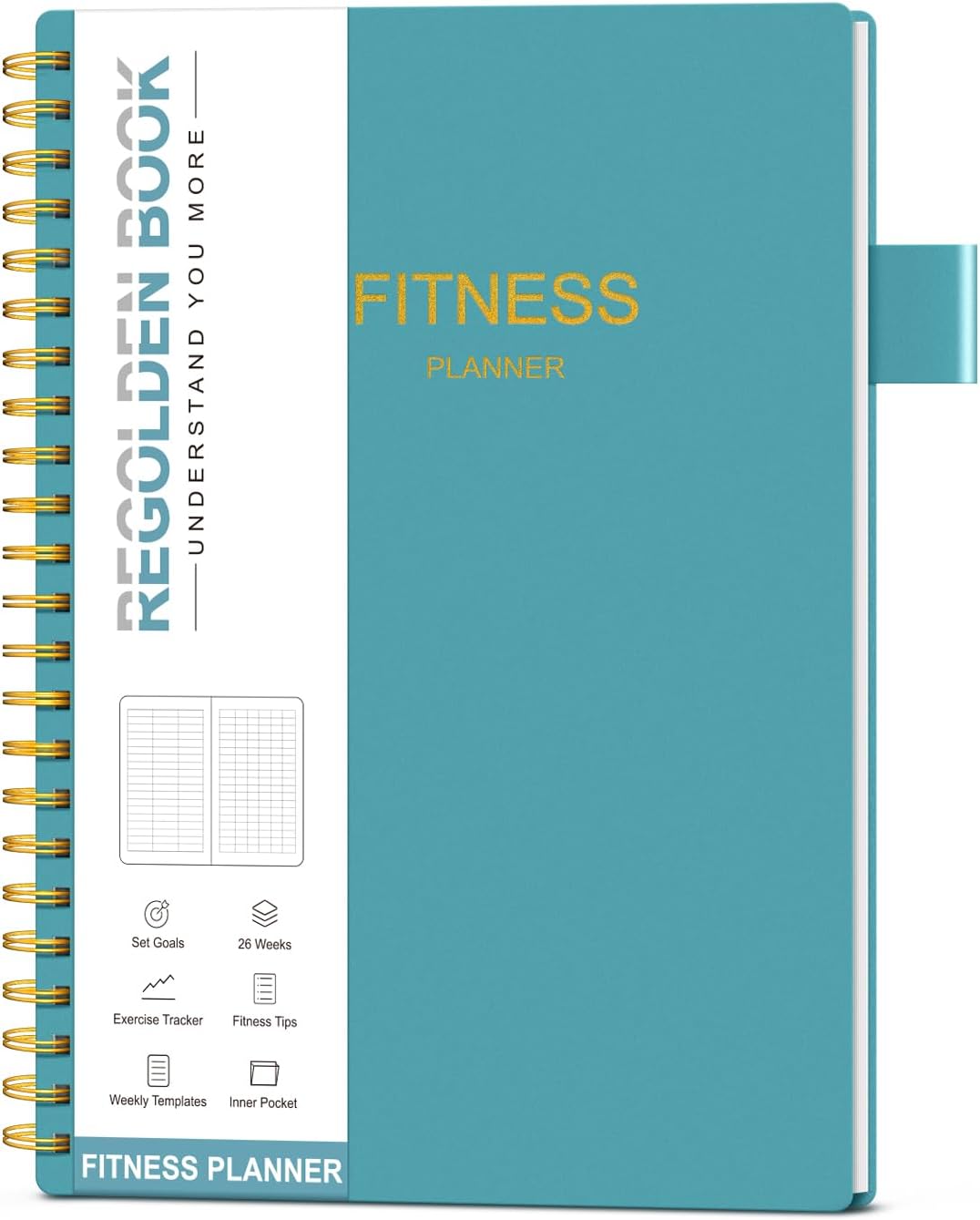 Workout Log for Women & Men A5 Fitness Planner/Journal