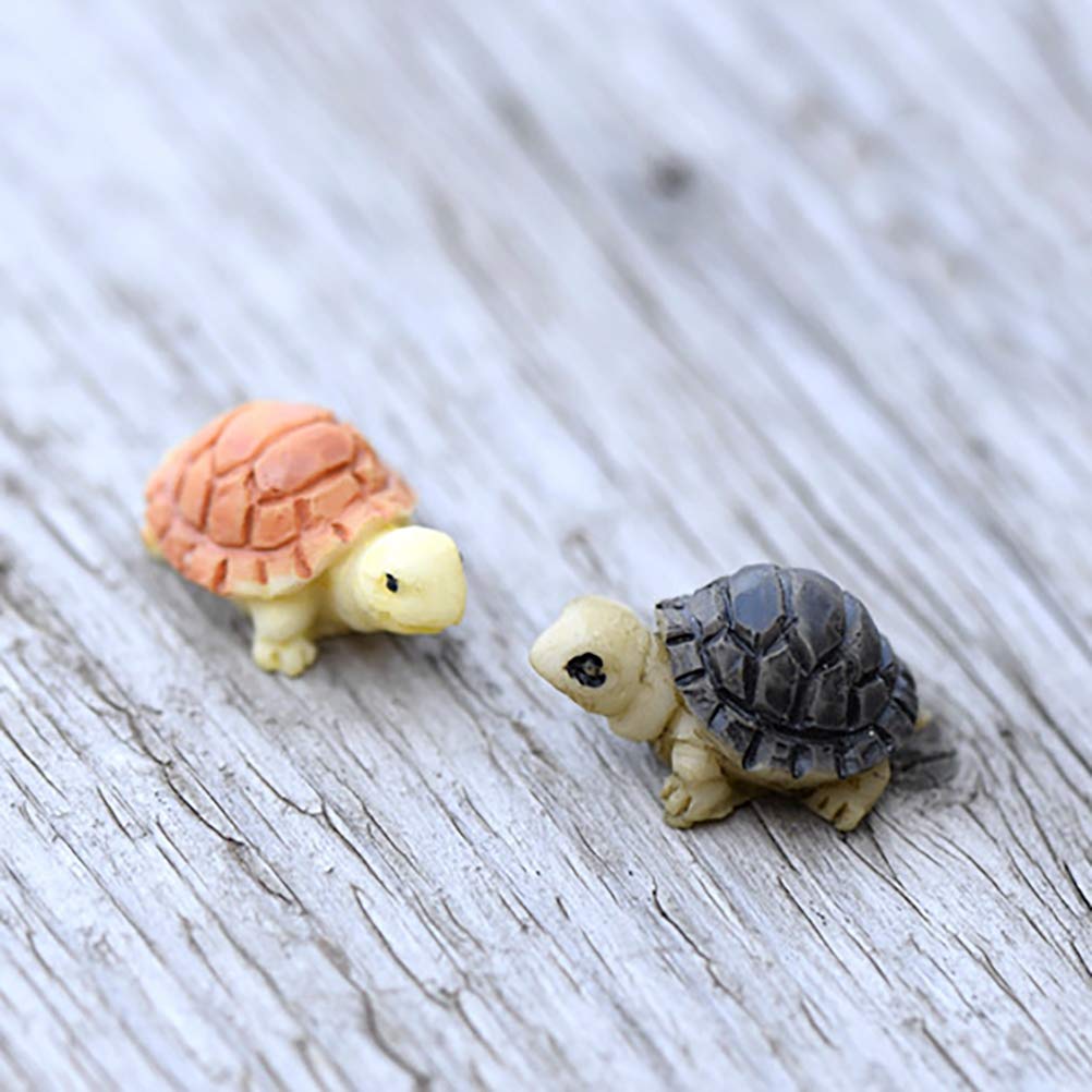 40 Mini Tortugas De Resina Que Brillan En La Oscuridad, Decoración Colorida Para Jardín, Macetas Y Proyectos DIY