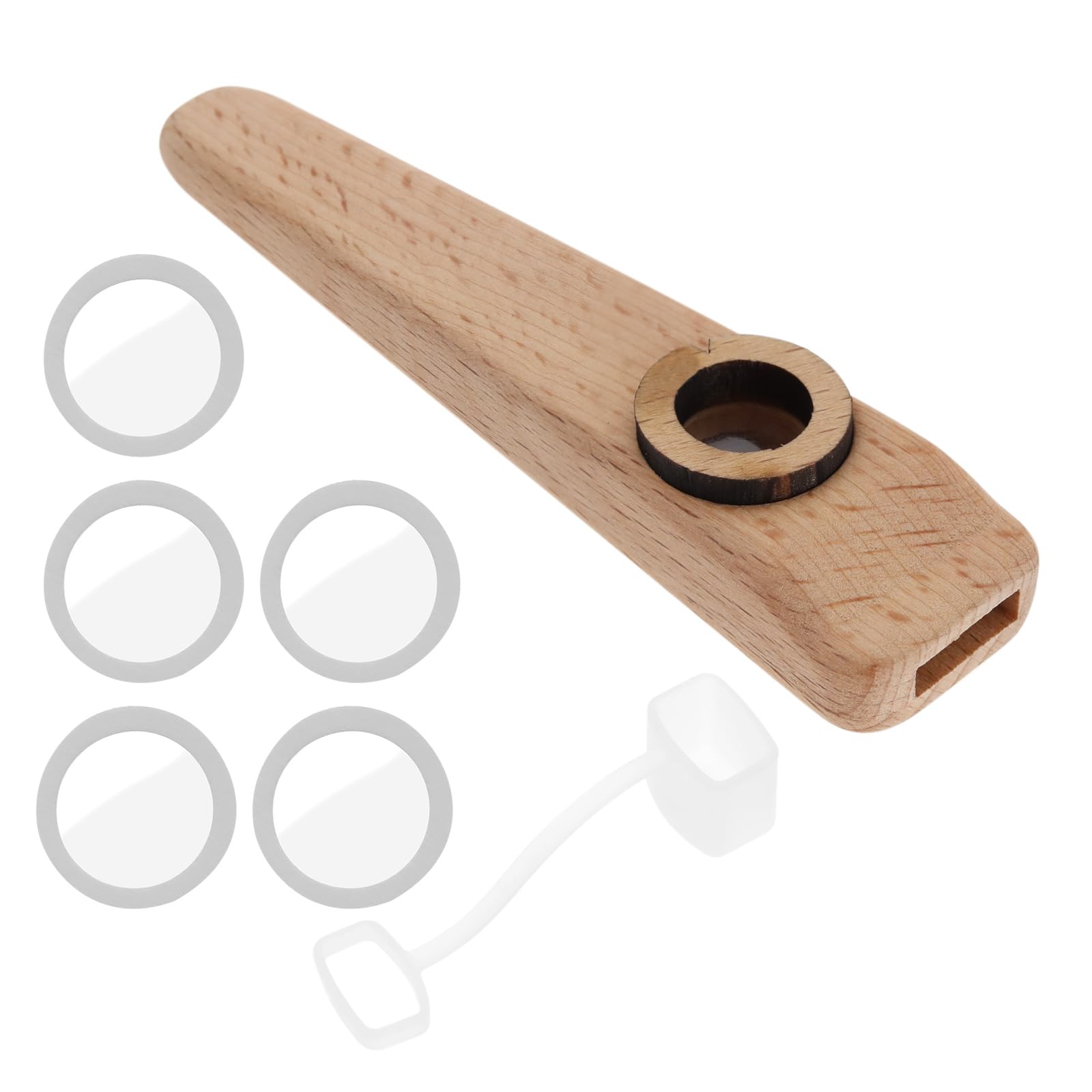 Strumento musicale per flauto Kazoo in metallo con diaframma