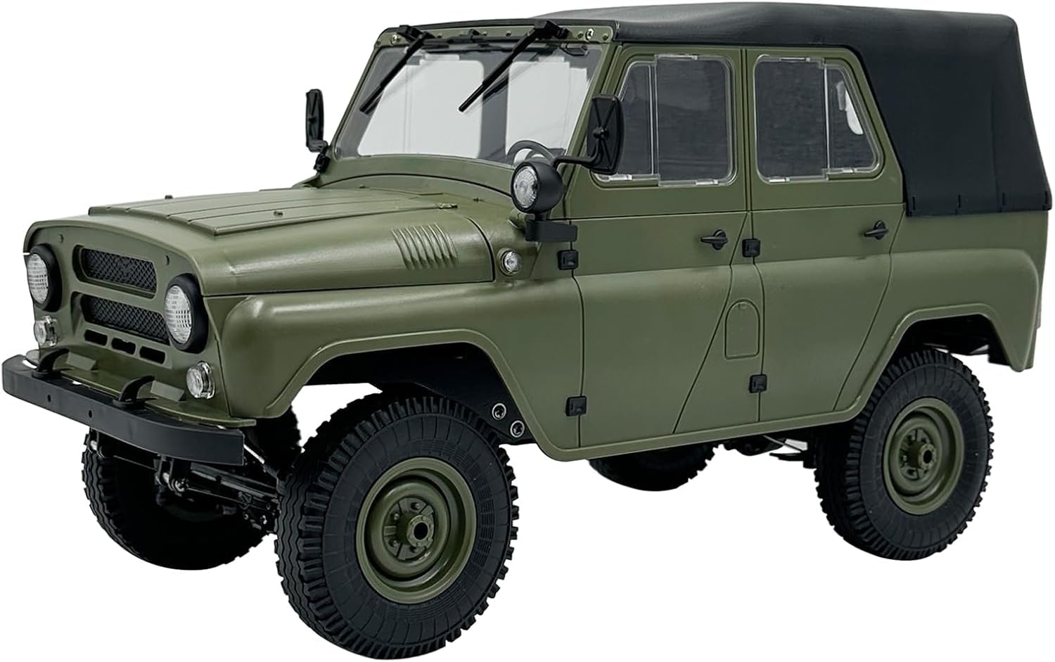 ARRIS 1/12 RC Crawler, WPL C94 UAZ-469 RC Rock Crawler 4x4 2.4GHz RTR Off-Road Truck, 4WD Military RC Truck for Adults Hobby Toys Gifts (Green)