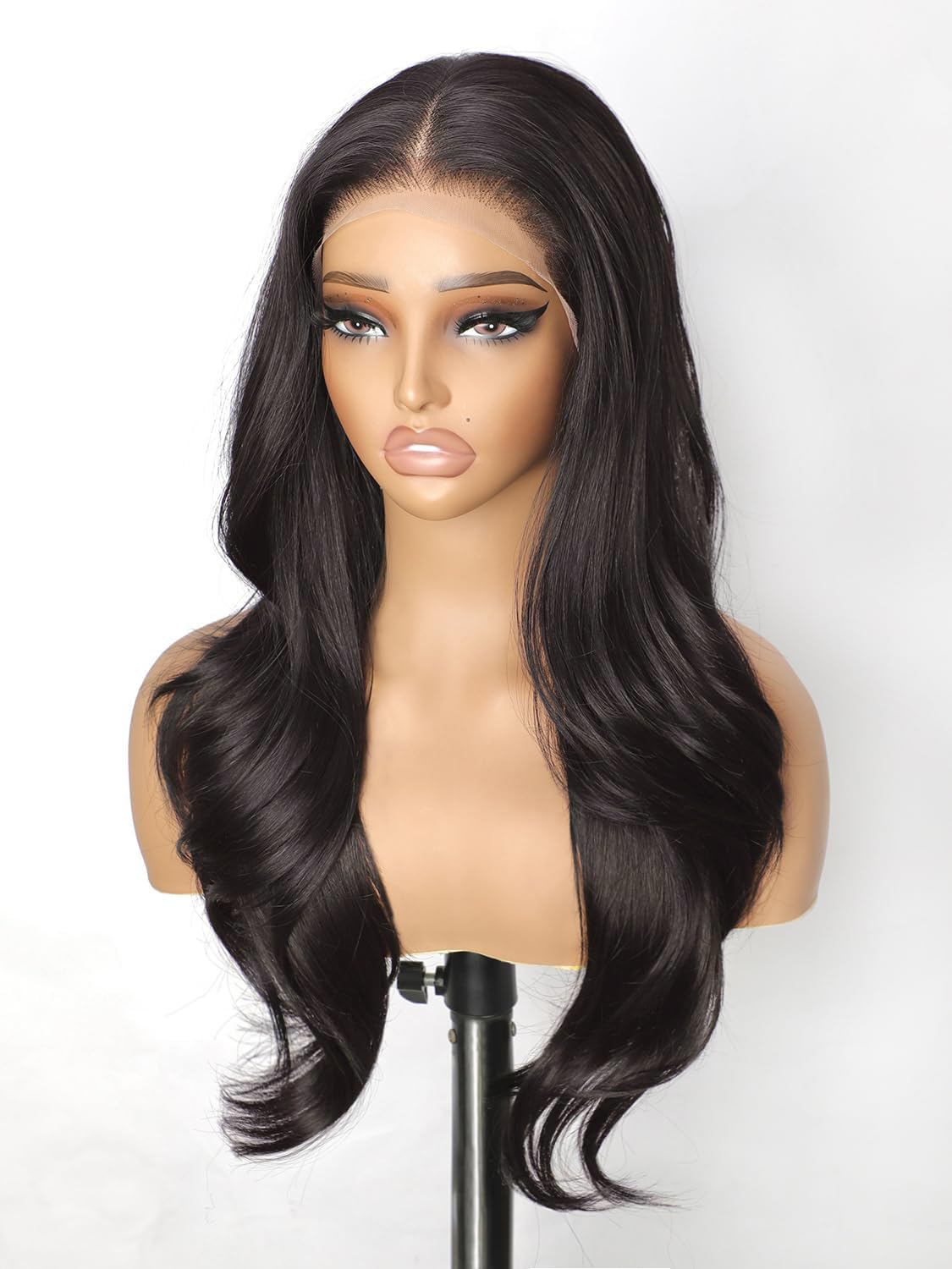 Photo 1 of Cuiud 26" Lace Front Wig - Chocolate Brown