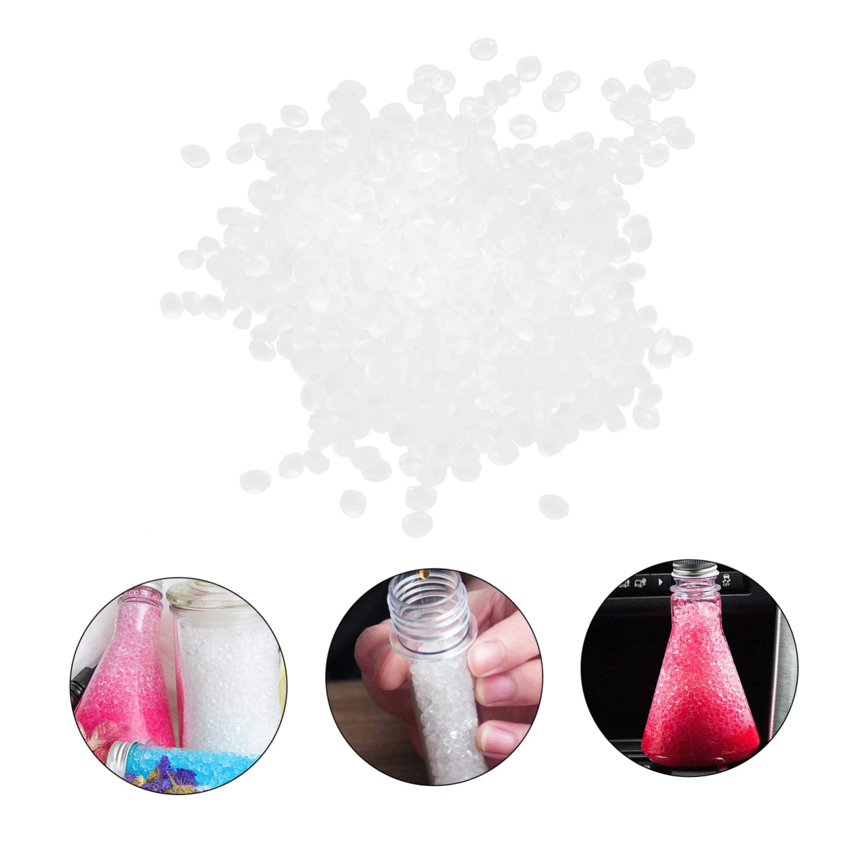 PRETYZOOM 1 Sacchetto Perline Eva Bianche Non Profumate per Deodorante Ambiente Buona Flessibilità per Ricarica Diffusore di Aromi e Uso Fai da Te
