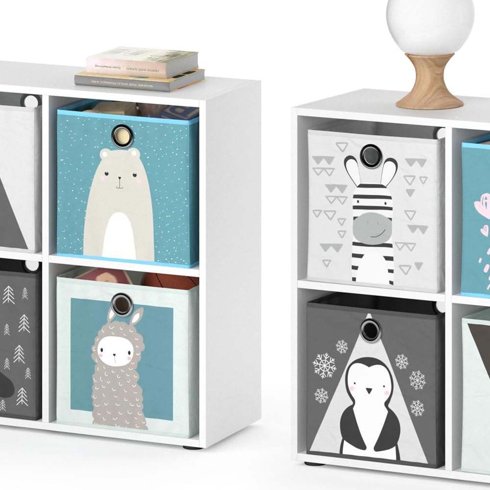 Vicco Estantería Infantil Scutum, Blanco, 143 x 72 cm