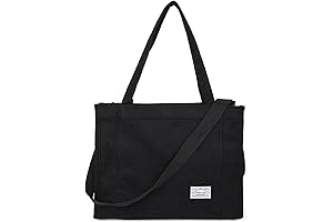 Vintage Casual Corduroy Work Tote Bags