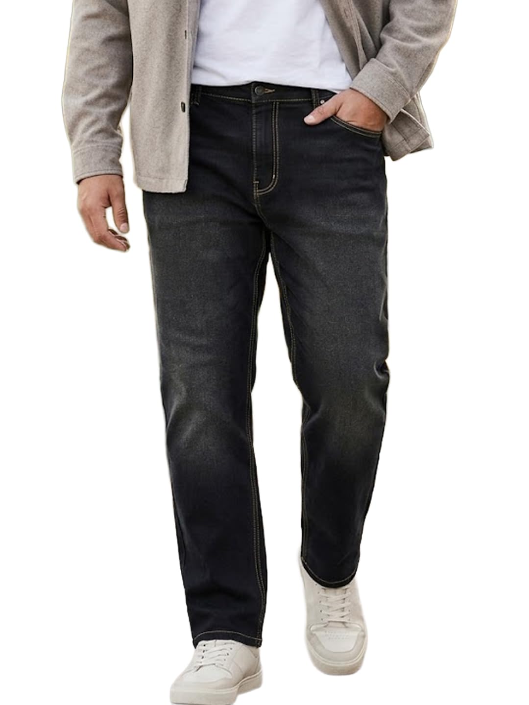 urbano plus Men's Regular Fit Washed Jeans Stretchable-picture-16