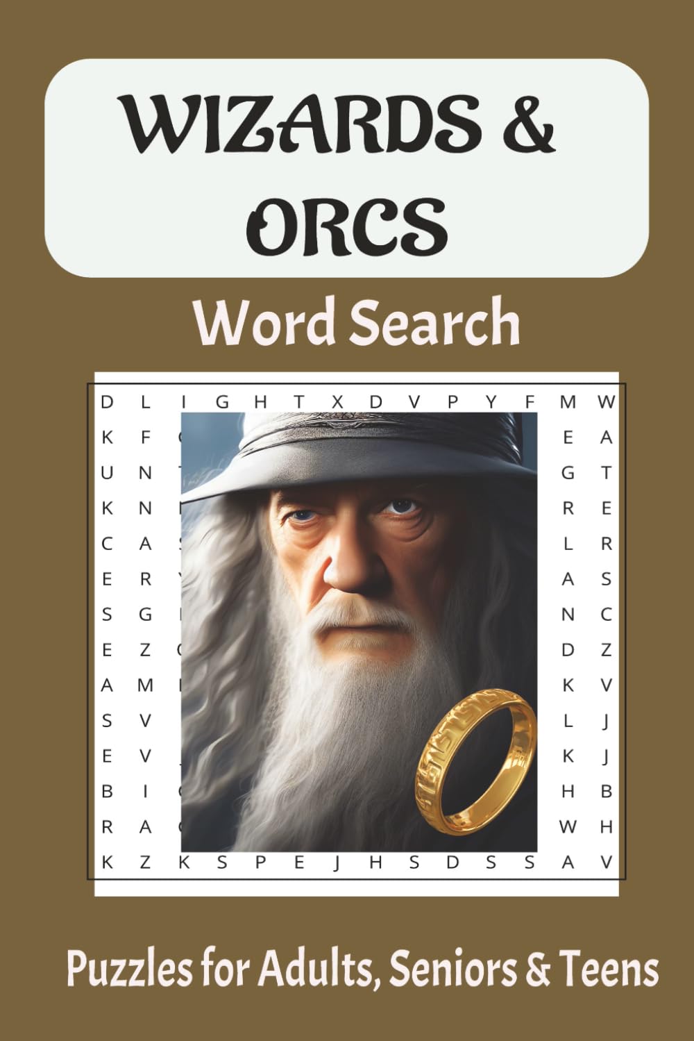 Wizards & Orcs Word Search Puzzle: Word Searches about Wizards, Orcs and Rings