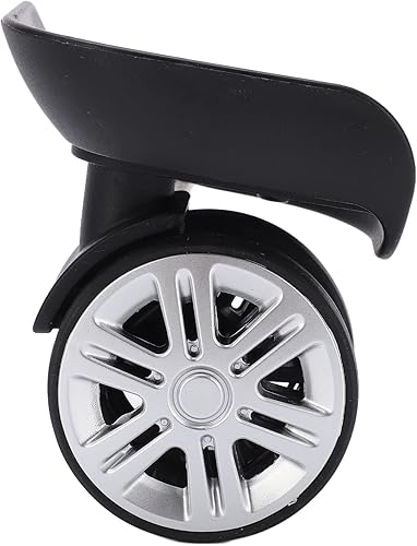 Miniatura 8 de Ruedas de maleta de equipaje 1 par de ruedas de repuesto de equipaje A65 equipaje giratorio de maleta silenciosa ruedas conectadas silenciosas rueda