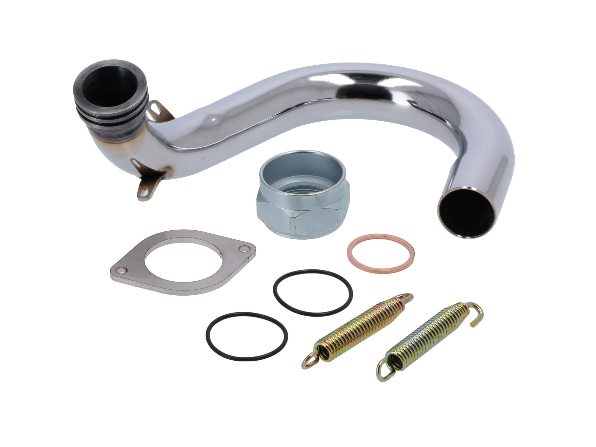 Set: Tuning Krümmer mit Kalotte - für Simson SR50, SR80
