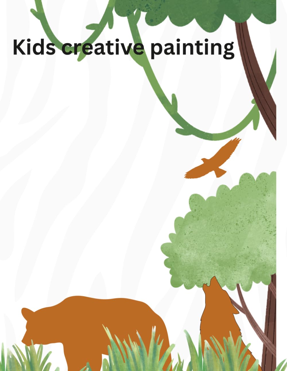 Kids creative painting: Animals and birds