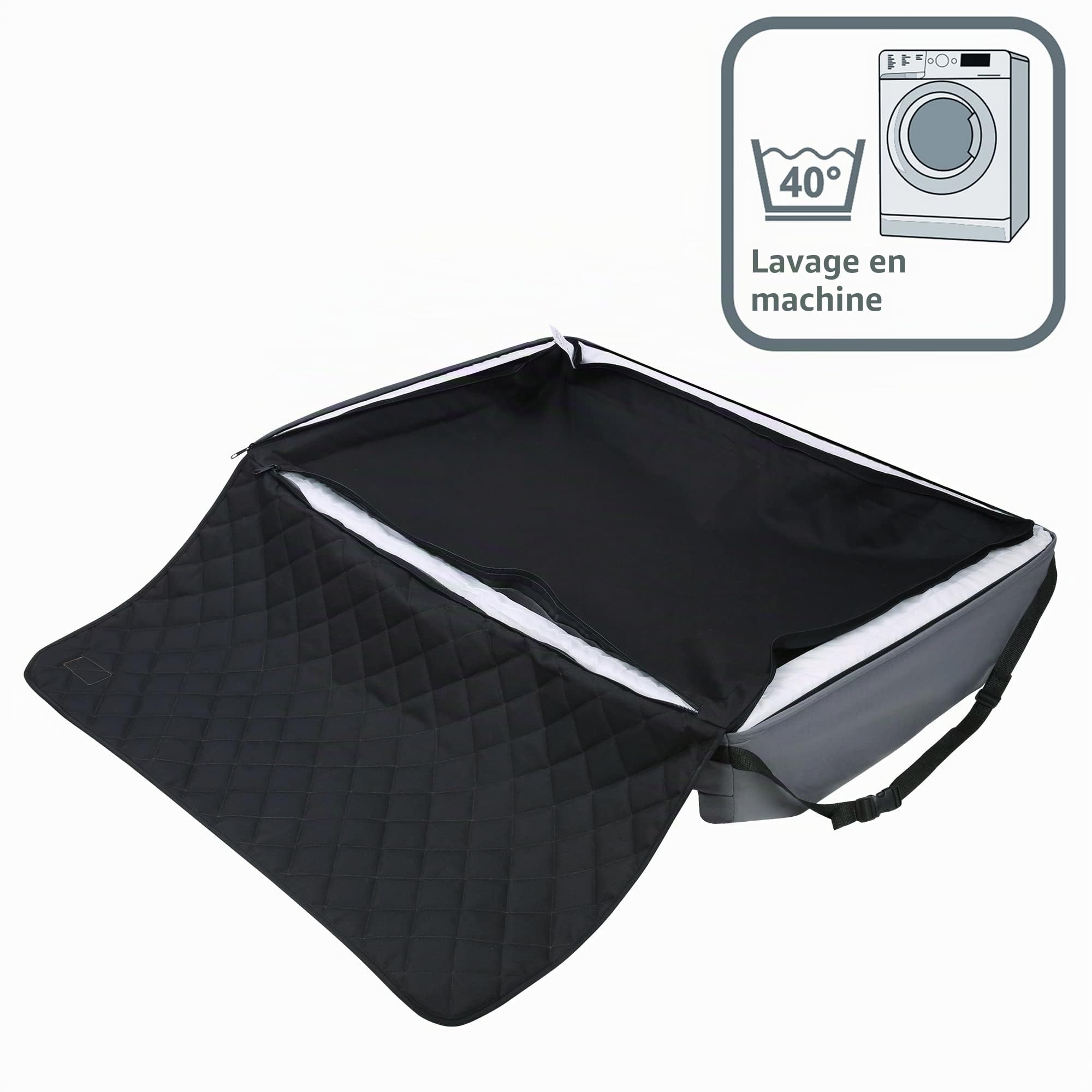 Panier pour Chien Gear Termoli, 100 x 70 cm, pour Coffre, avec Protection de seuil de Chargement, Lavable, Protection de Coffre de Haute qualité, Panier pour Chien