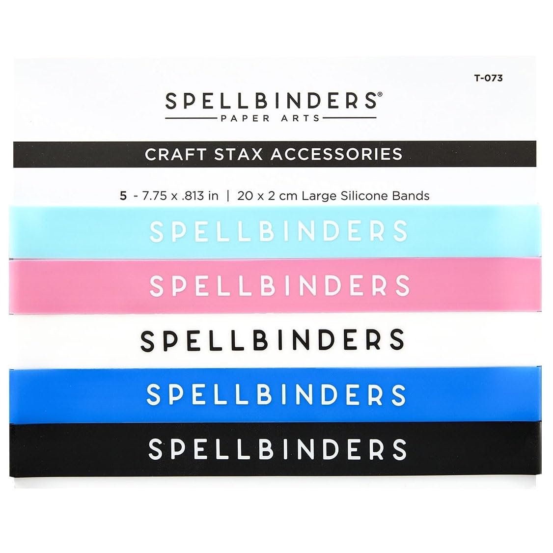 Spellbinders Craft STAX Silicone Bands Large