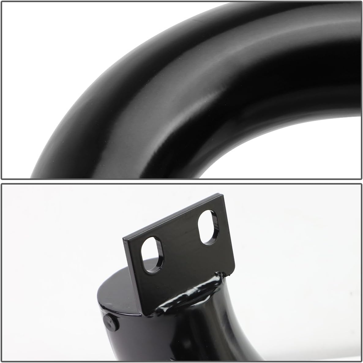 Auto Dynasty Compatible with Chevy Colorado/GMC Canyon Rock Crawler 3 inches Bumper Push Bull Bar + Removable Skid Plate (Black)