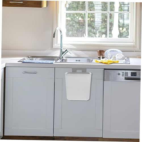 Miniatura 6 de Basurero montado en la pared para mostrador de residuos de compost, cubo de basura montado en la pared debajo del mostrador, cubo de basura colgante