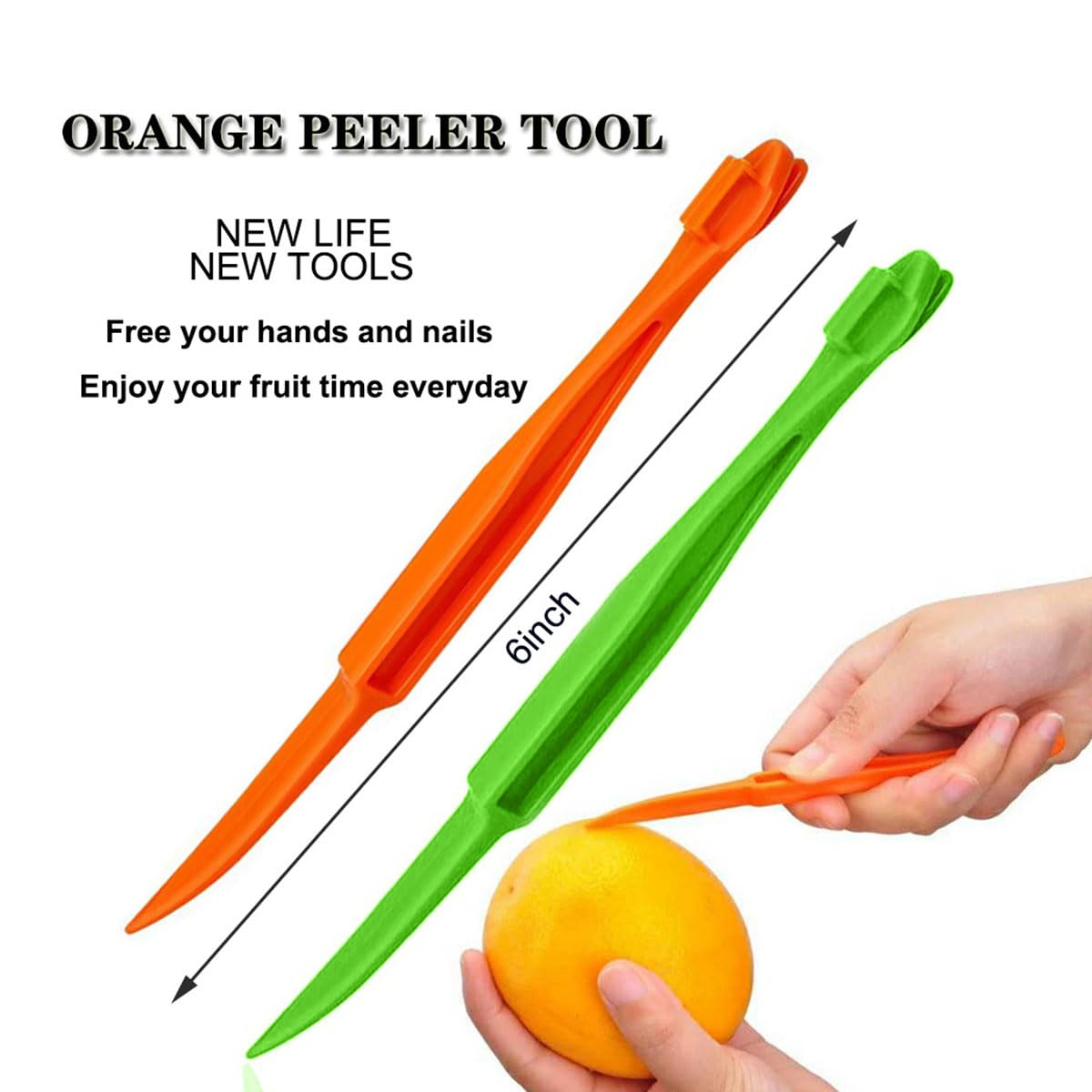 Herramientas peladoras de naranja, cortador de cáscara de cítricos, cortador de frutas y verduras, cortador de limón, removedor de abridor, herramienta de frutas, utensilios de cocina, artilugios, 3