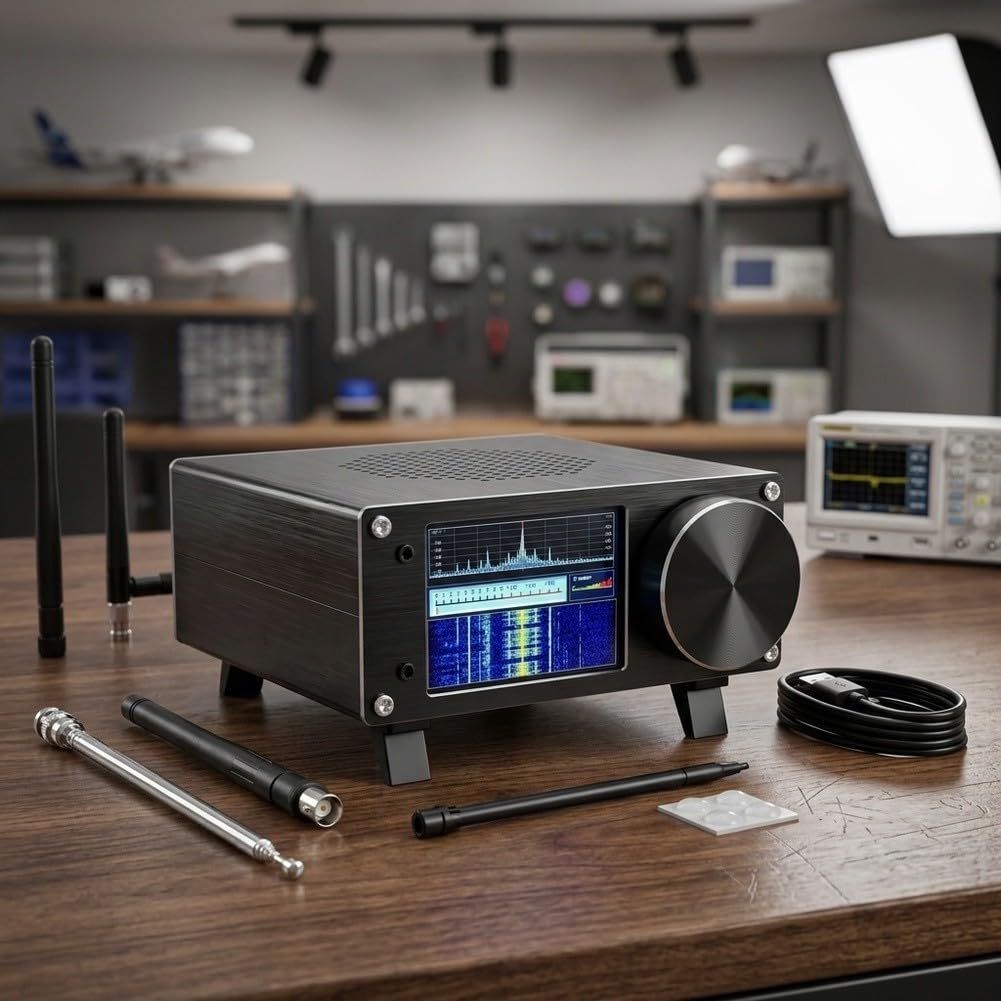 ATS25 para pro+ para receptor de radio de banda de aire 118-136MHz FM SW