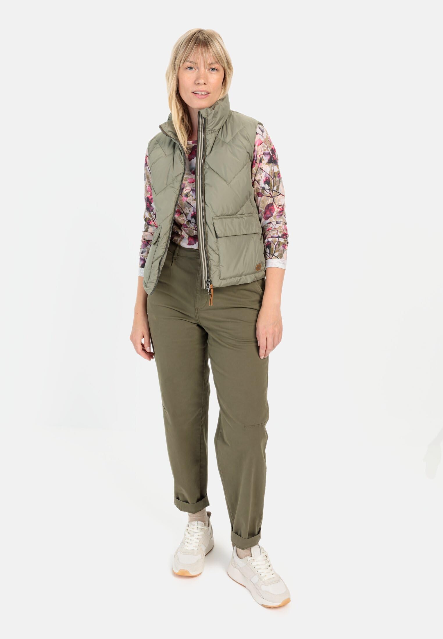 camel active Damen Langarmshirt aus Organic Cotton