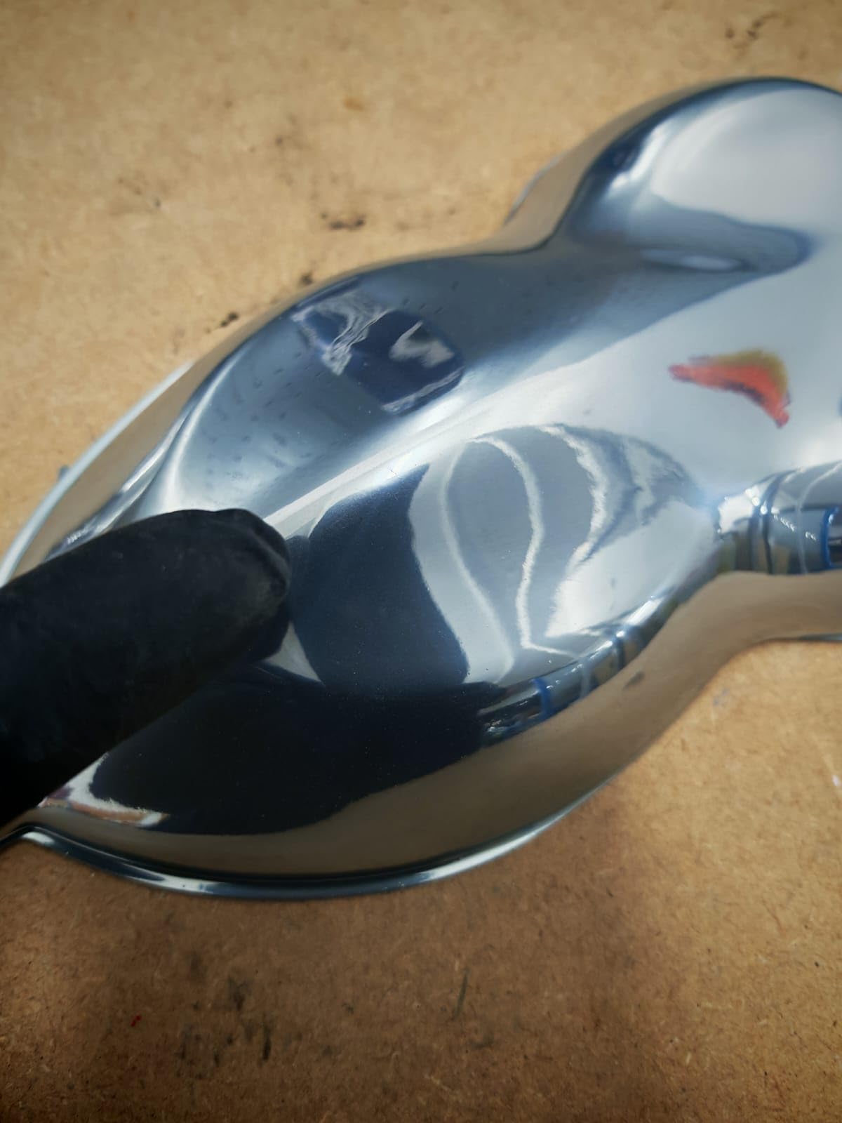 CustomCar Pintura Cromada Nex Chrome, Efecto Espejo Monocapa, Aerosol 400 ml, para Ópticas faros y Superficies Múltiples