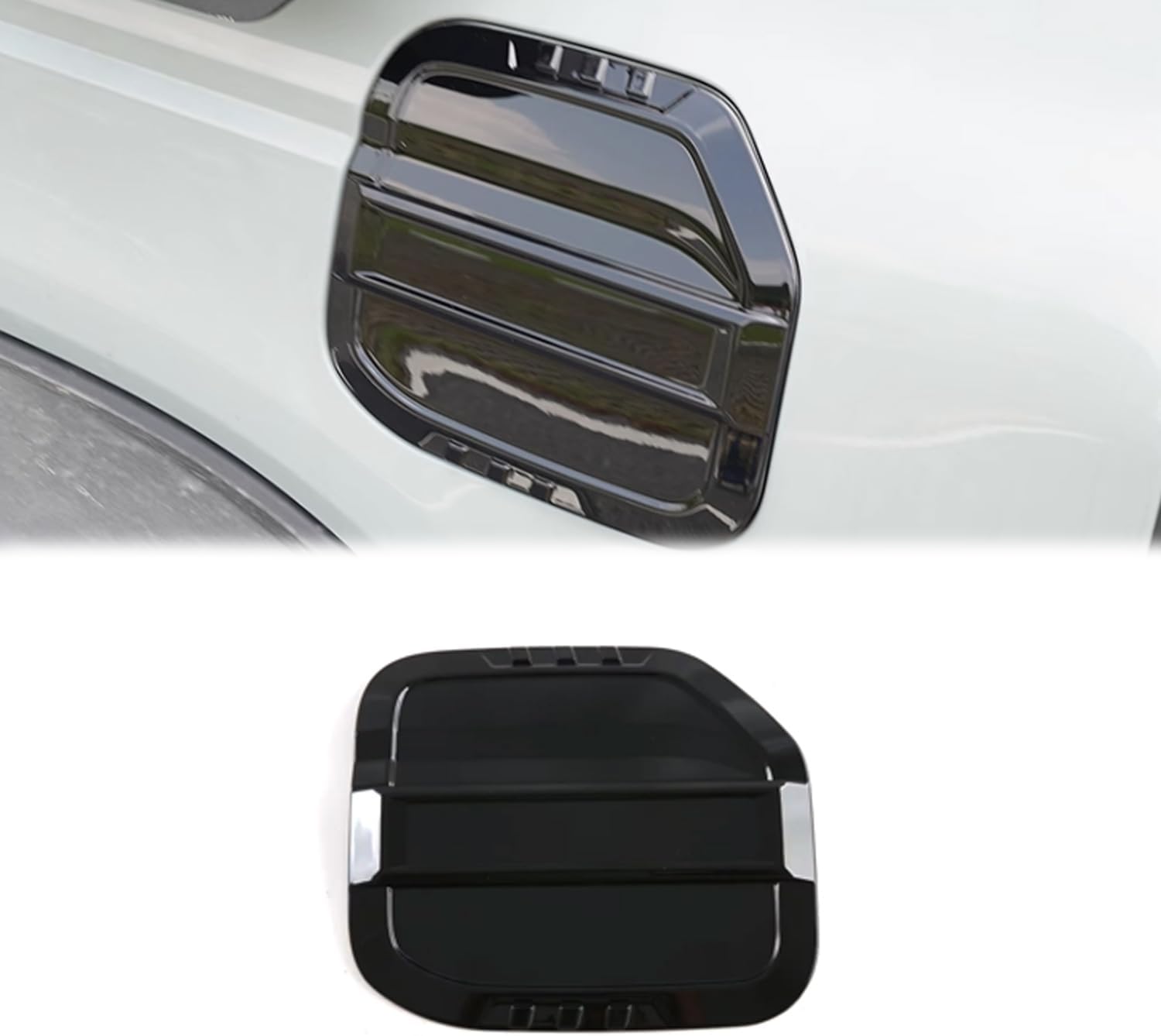 Fuel Tank Capa Cover for Ford Bronco 2021 2022 2023 2024 Oil Gas Cap Panel ABS Black