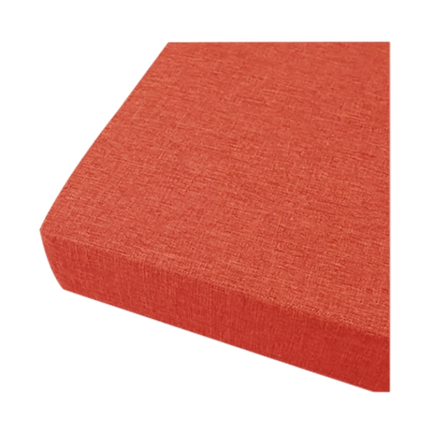 Coussin banc de jardin epais 3cm dehoussable et lavable pour assise de terrasse