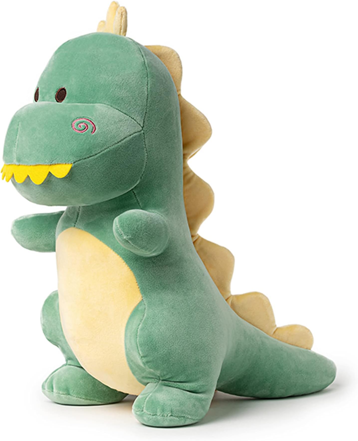 - Dinosaur Stuffed Animal,12“ Cute Stuffed Dinosaur Plush Soft Dino Plushie Toys for Boys Girls Baby Kids (Green)
