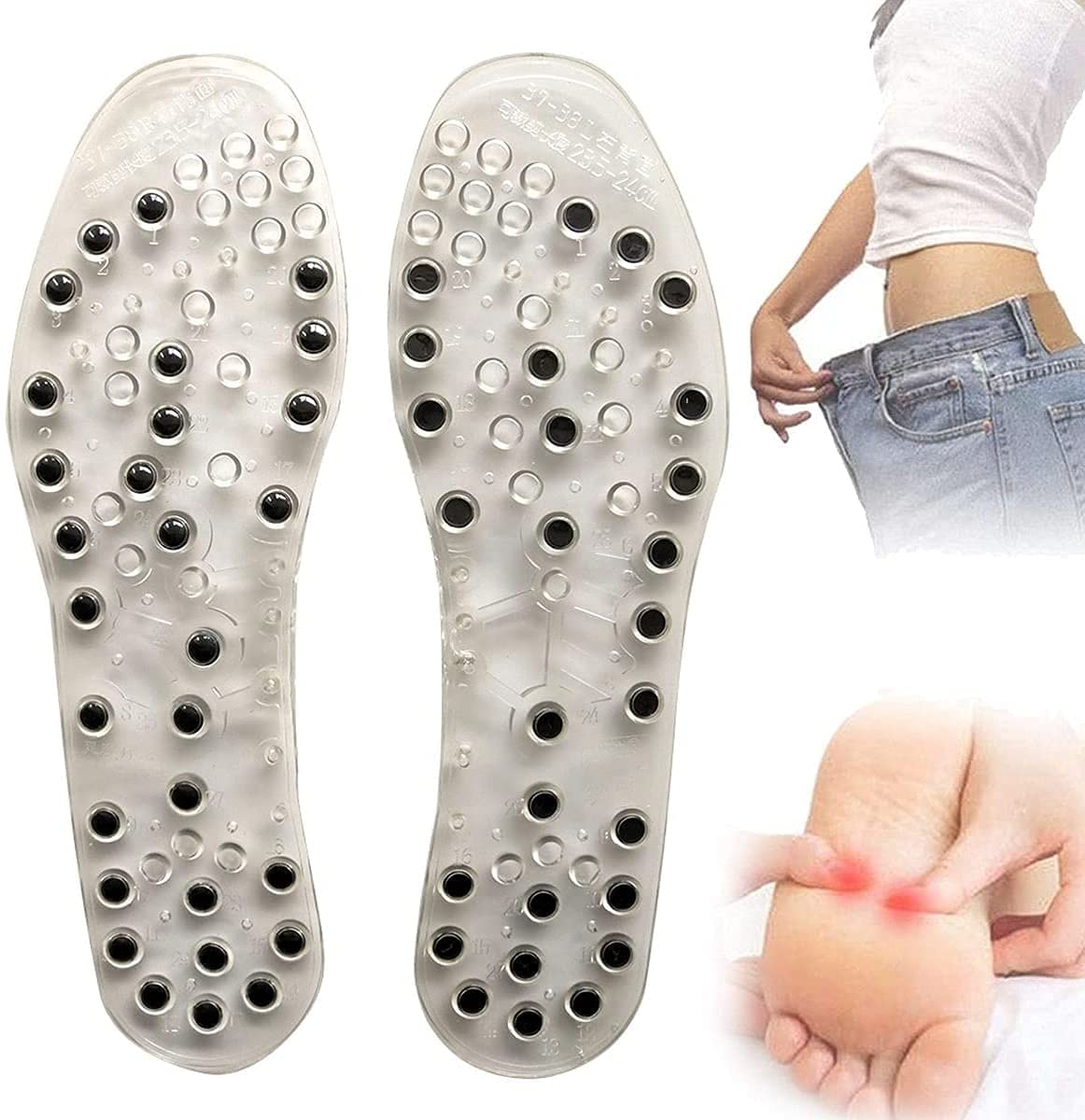 wkładki do butów, Wkładka oddychająca i odporna na pot, wkładki ortopedyczne Relaxed Feet, sportowe Outdoor Step More Release Fatigue(41~42)