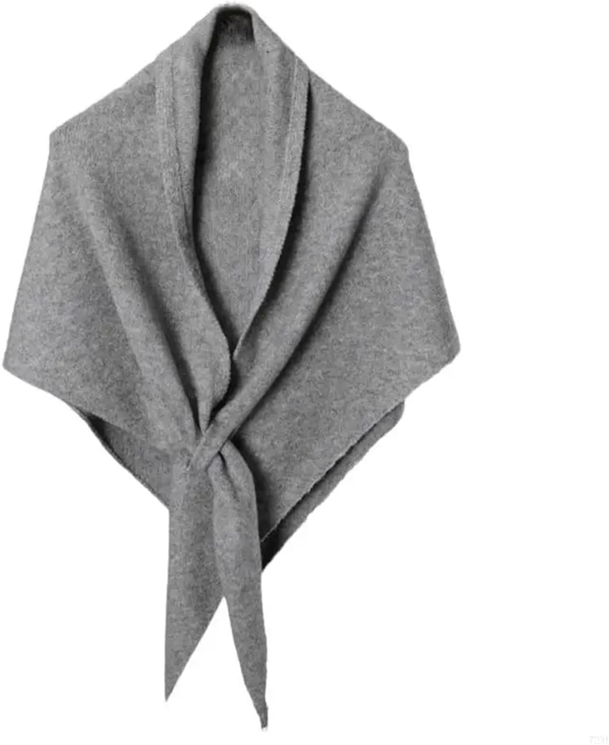 Scarf Knitted Triangular Lightweight Scarf Shawl Womens Soft Knit Triangular Design Cold Weather Wrap