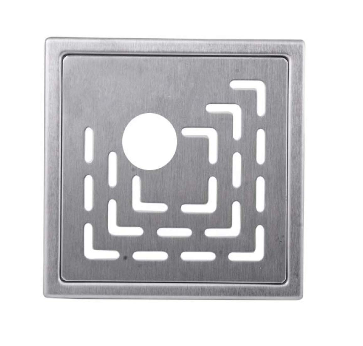 FABULUX Ferry Stainless Steel Plain with Hole 6'X6' Grating Cut Jali/Hole Jali/Drain Cover/Jali for Bathroom and Kitchen Floor Water Drain Grating