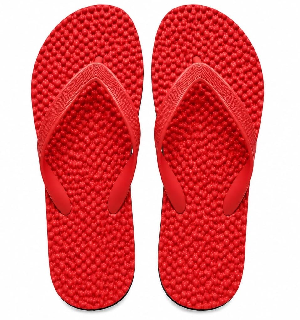 Men’s Stylish Rubber & EVA Slippers for Men and Boys | Lightweight Comfortable Flip Flops | Anti-Slip Casual Daily Wear Indoor Outdoor Slippers-image-9
