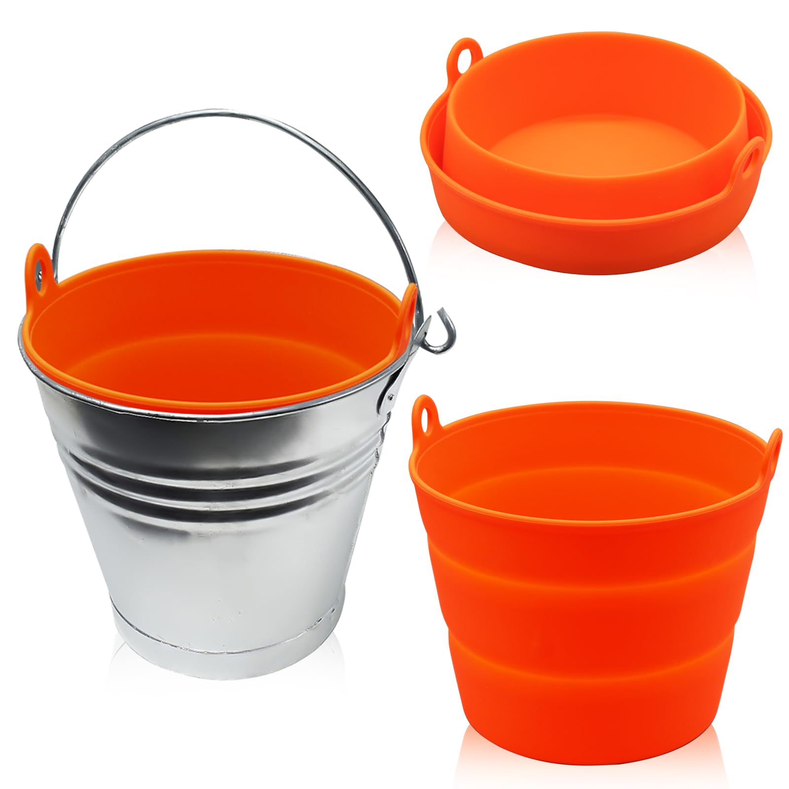 Lot de 2 revêtements de seau à graisse en silicone pour Traeger