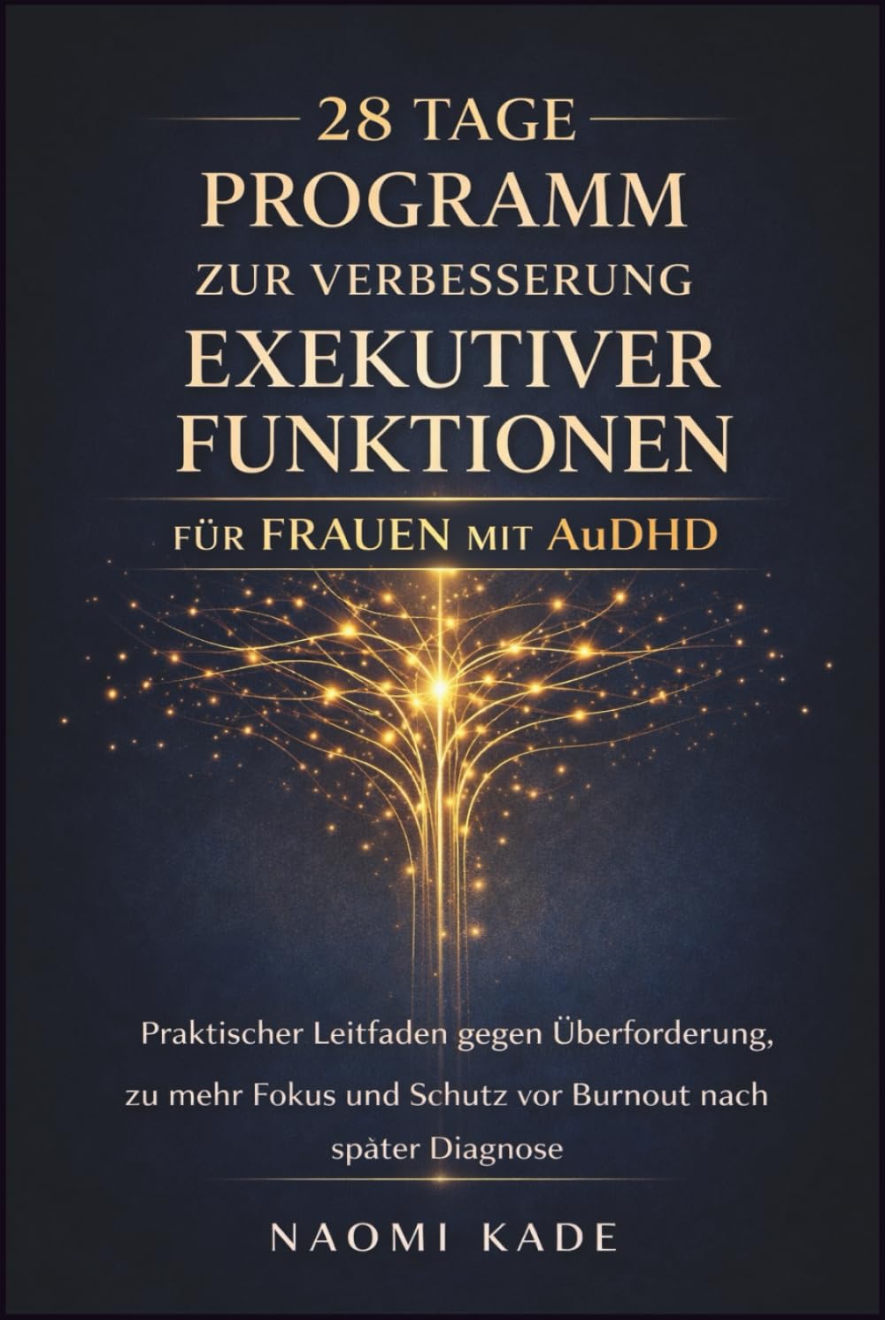 28 Tage Programm zur Verbesserung exekutiver Funktionen für Frauen mit AuDHD: Praktischer Leitfaden gegen Überforderung, zu mehr Fokus und Schutz vor Burnout nach später Diagnose