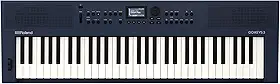 Teclado Roland GO:KEYS 3 para Criação Musical | Teclado de 61 Teclas | Alto-falantes Estéreo Integrados | Suporte Bluetooth Áudio/MIDI para Streaming de Música - Azul Meia-Noite
