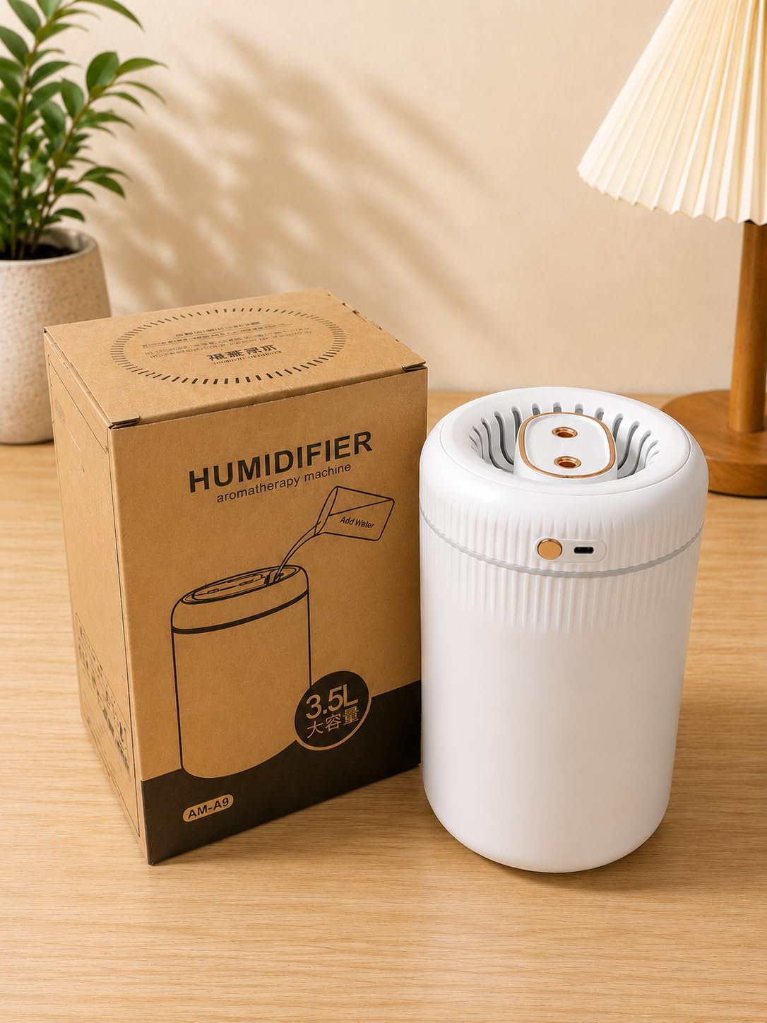 3.5L Ultrasonic Cool Mist Humidifier | Dual Nozzle Air Moisturizer with Adjustable Mist & Auto Shut-Off | Quiet Large-Capacity Moisture Diffuser for Bedroom, Home, Office & Nursery-image-35