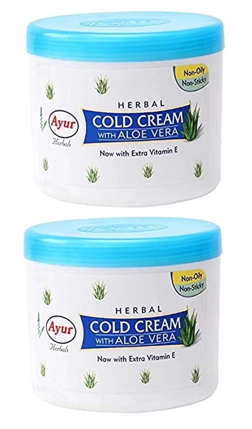 Herbal Cold Cream with Aloe Vera 500ml Pack of 2