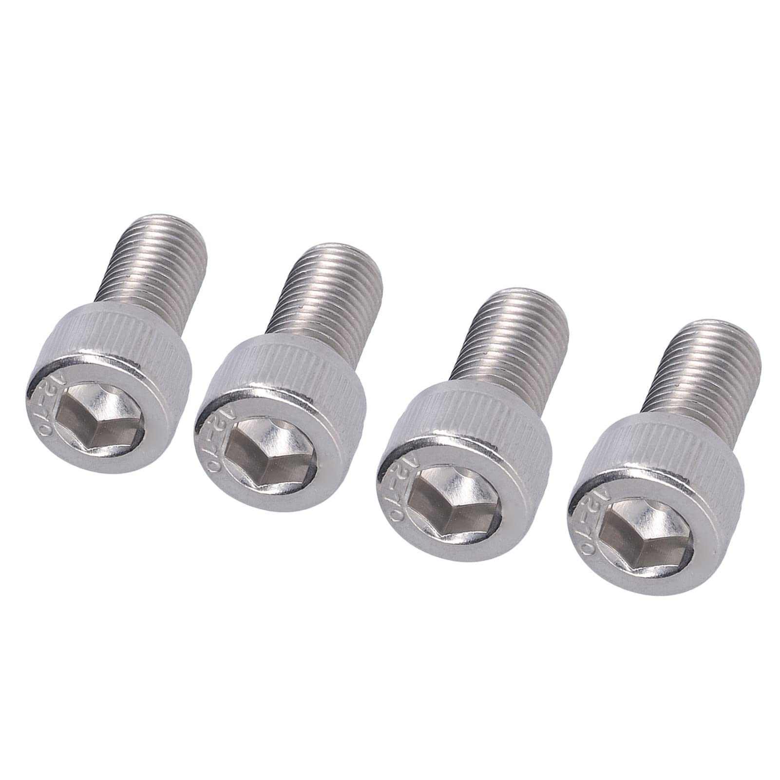 M10X1 25 Schraube M10 1,25 4 Pezzi Bullone Esagonale con Esagono Incassato Vite in Acciaio Inossidabile A2 1,25 Mm Fissaggio a Passo Fine Hardware (M10*20)