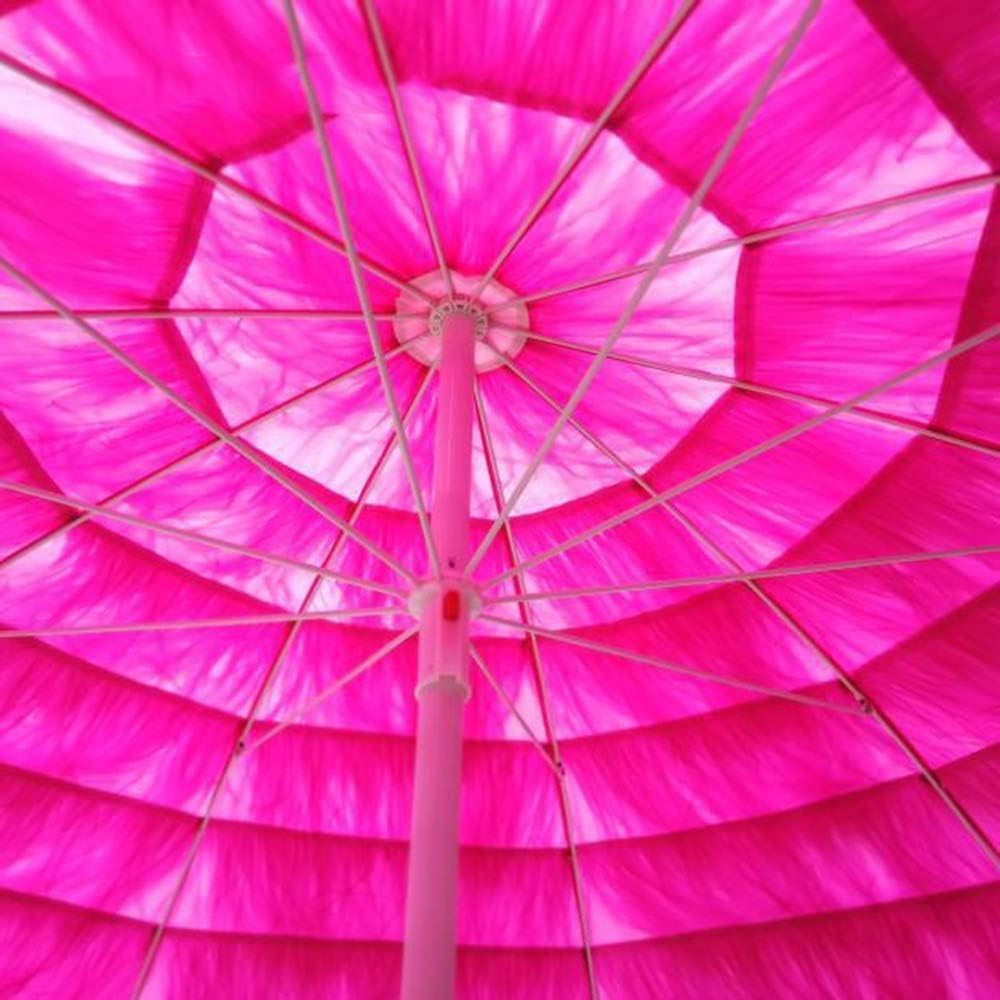 Parasol Tarasowy Parasol Plażowy O Długości 6,5 Stopy Imitacja Słomy Spódnica Pokryta Strzechą Ogrodowy Z 10 Żebrami Zewnętrzny Bez Podstawy Zewnątrz