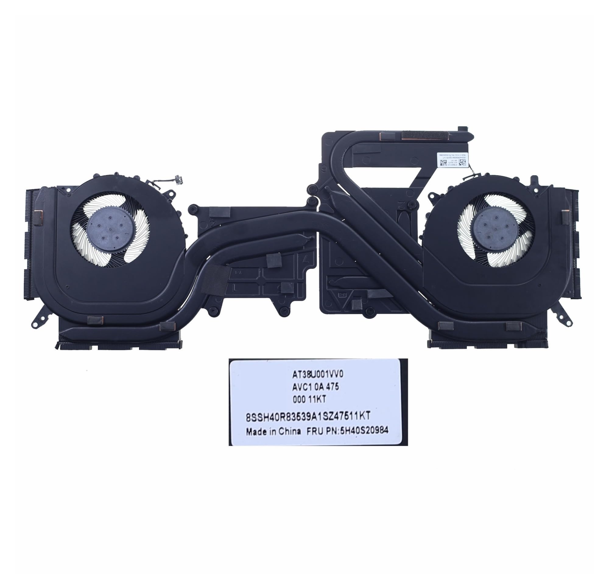 Ventilateur Dissipateur Thermique for Processeur D'ordinateur Portable, Compatible avec Lenovo, Legion Pro 5 16IRX9 R9000P 5H40S20984