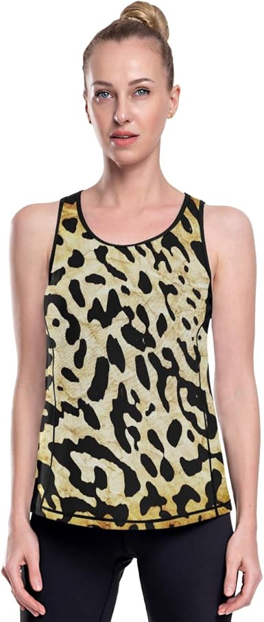 Leopard workout tank Clearance