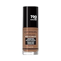 Vista 28 de Covergirl Trublend Base líquida mate D10 Golden Caramel, 1.014 onzas líquidas