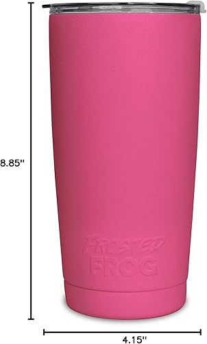 Miniatura 8 de Vaso naranja de 20 onzas con aislamiento al vacío con popote de acero inoxidable