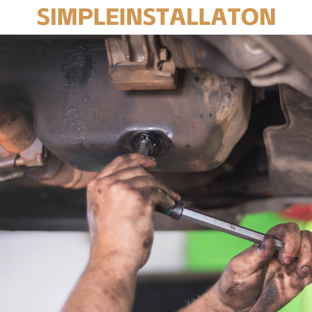 3 Pezzi Tappo di Scarico Olio M14x1,5 in Acciaio Inossidabile con 15 Guarnizioni in Rame, per Auto, Moto e Veicoli a Motore, Compatibile con la Maggior Parte dei Modelli